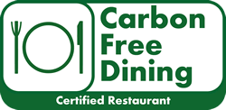 Carbon Free Dining Certified Restaurant