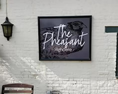 Carbon Free Dining - The Pheasant - Highclear, Newbury